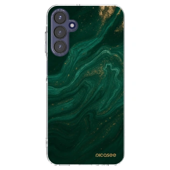 Picasee husă transparentă din silicon pentru Samsung Galaxy A15 A155F 4G - Green