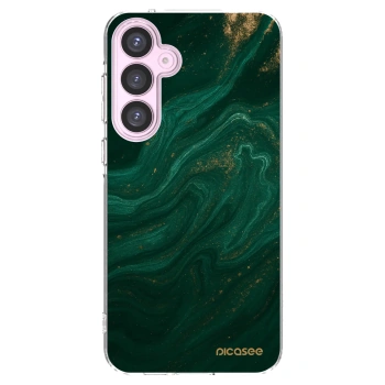 Picasee husă transparentă din silicon pentru Samsung Galaxy A55 5G A556B - Green