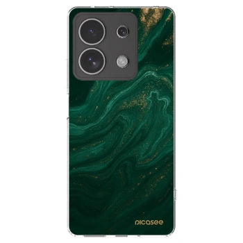 Picasee husă transparentă din silicon pentru Xiaomi Redmi Note 13 4G - Green