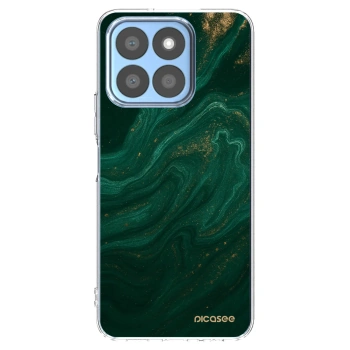 Picasee husă transparentă din silicon pentru Honor X8b - Green