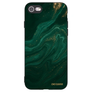 Picasee husă neagră din silicon pentru Apple iPhone 8 - Green
