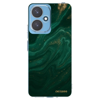 Picasee husă transparentă din silicon pentru Xiaomi Redmi 13C 5G - Green