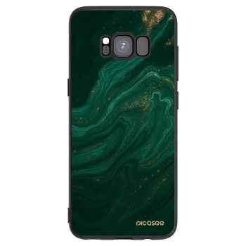 Picasee husă neagră din silicon pentru Samsung Galaxy S8 G950F - Green