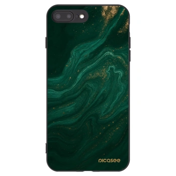 Picasee husă neagră din silicon pentru Apple iPhone 7 Plus - Green