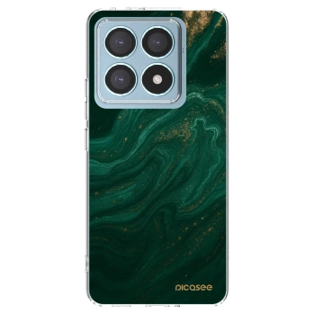 Picasee husă transparentă din silicon pentru Xiaomi 14T Pro - Green