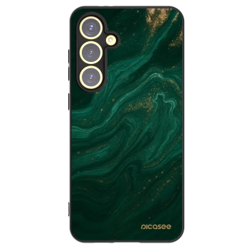 Picasee husă neagră din silicon pentru Samsung Galaxy S24 FE S721B - Green