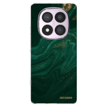 Picasee husă transparentă din silicon pentru Xiaomi Redmi Note 14 Pro 5G - Green