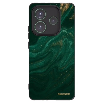 Picasee husă neagră din silicon pentru Xiaomi Redmi Note 14 5G - Green
