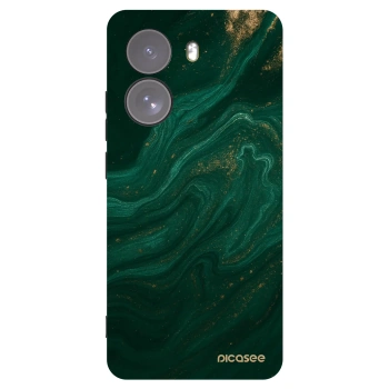 Picasee husă neagră din silicon pentru Xiaomi Poco X7 - Green