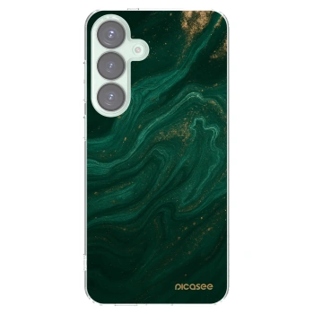 Picasee husă transparentă din silicon pentru Samsung Galaxy S25+ 5G - Green