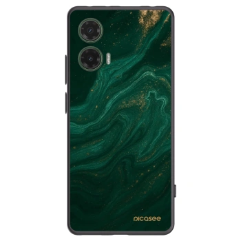 Picasee husă neagră din silicon pentru Motorola Moto G35 5G - Green