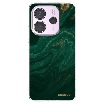 Picasee husă transparentă din silicon pentru Xiaomi Redmi Note 14 4G - Green