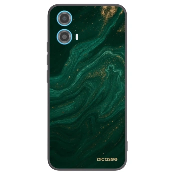 Picasee husă neagră din silicon pentru Motorola Moto G34 5G - Green
