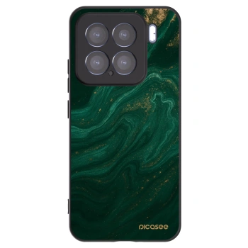 Picasee husă neagră din silicon pentru Xiaomi 15 - Green