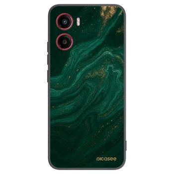 Picasee husă neagră din silicon pentru Motorola Moto G05 - Green