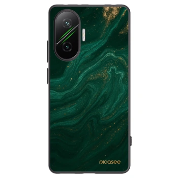 Picasee husă neagră din silicon pentru Xiaomi Poco F7 5G - Green