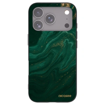 Picasee husă neagră din silicon pentru Apple iPhone 17 Pro - Green
