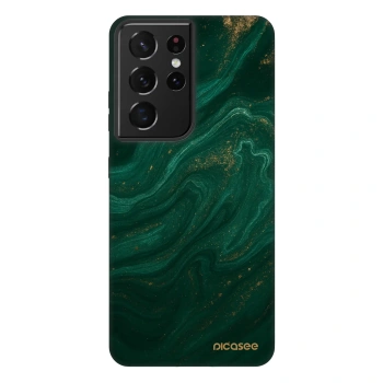 Picasee Fashion Case pentru Samsung Galaxy S21 Ultra 5G G998B - Green
