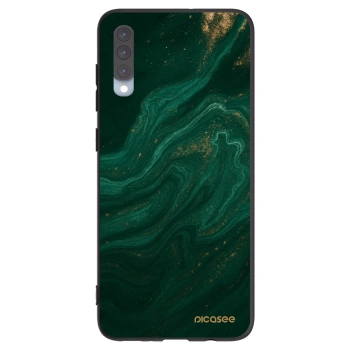 Picasee husă neagră din silicon pentru Samsung Galaxy A70 A705F - Green
