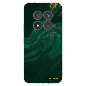 Picasee husă transparentă din silicon pentru Xiaomi Redmi Note 15 Pro+ - Green