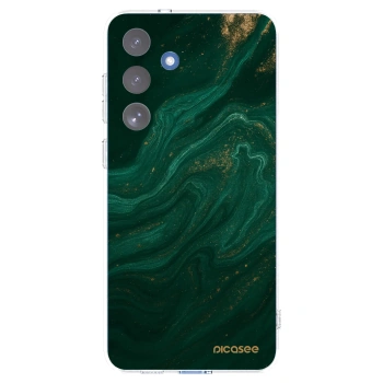 Picasee husă transparentă din silicon pentru Samsung Galaxy S25 FE 5G - Green