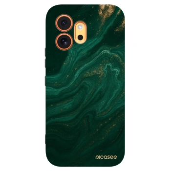 Picasee husă neagră din silicon pentru Honor 600 - Green