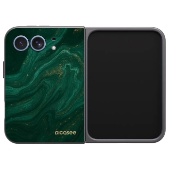 Picasee husă neagră din silicon pentru Apple iPhone Duo - Green