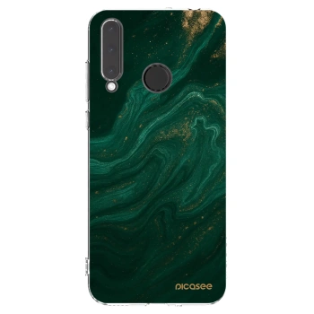 Picasee husă transparentă din silicon pentru Honor 20 Lite - Green