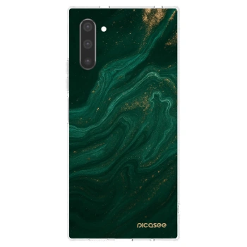 Picasee husă transparentă din silicon pentru Samsung Galaxy Note 10 N970F - Green