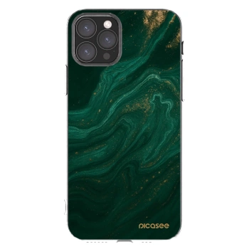 Picasee husă transparentă din silicon pentru Apple iPhone 11 Pro - Green