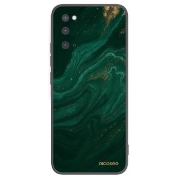 Picasee husă neagră din silicon pentru Samsung Galaxy S20 G980F - Green