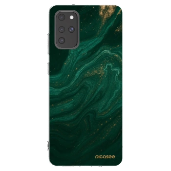 Picasee husă transparentă din silicon pentru Samsung Galaxy S20+ G985F - Green