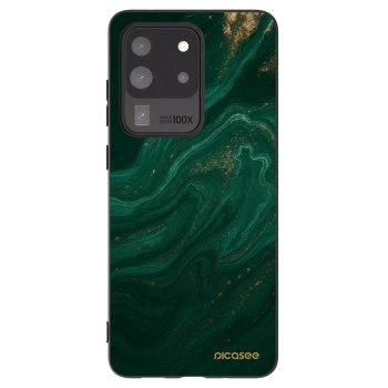 Picasee husă neagră din silicon pentru Samsung Galaxy S20 Ultra 5G G988F - Green