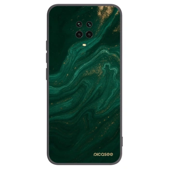 Picasee husă neagră din silicon pentru Xiaomi Redmi Note 9 Pro - Green