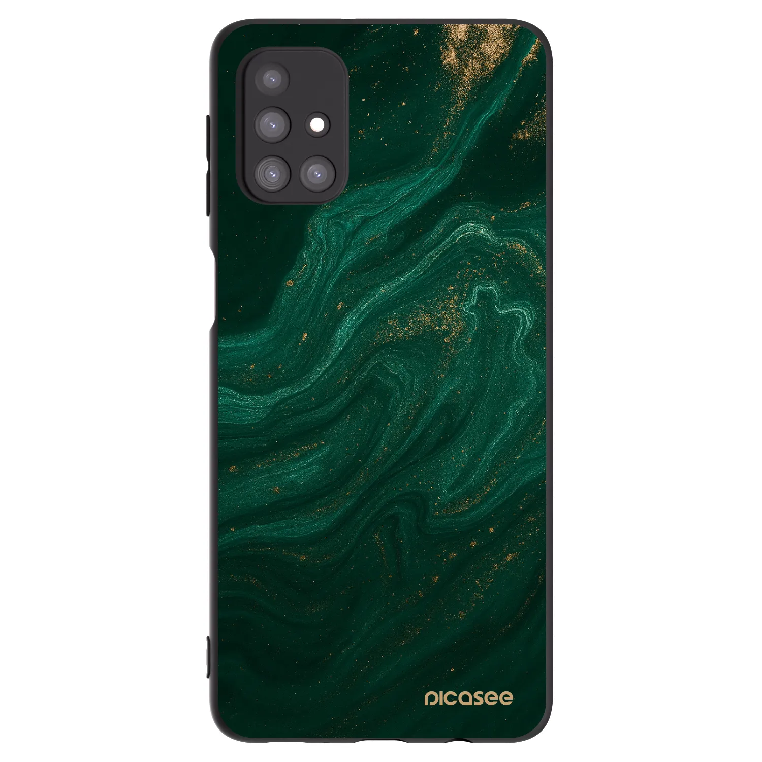Picasee husă neagră din silicon pentru Samsung Galaxy M31s - Green