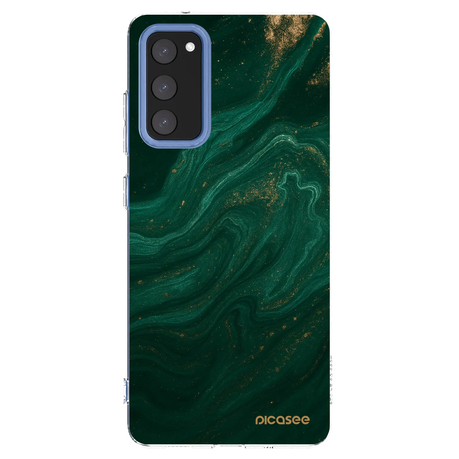 Picasee husă transparentă din silicon pentru Samsung Galaxy S20 FE - Green