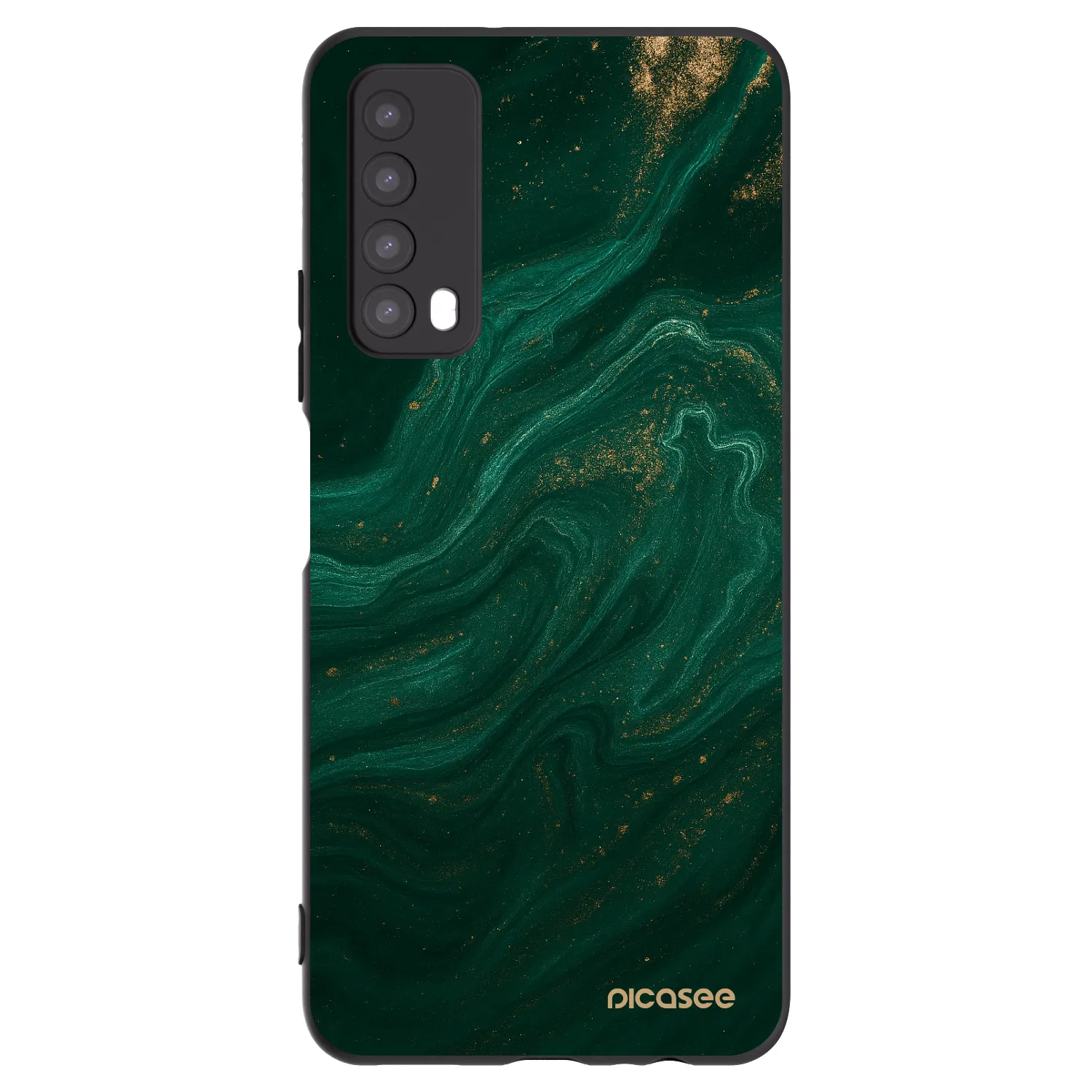 Picasee husă neagră din silicon pentru Huawei P Smart 2021 - Green