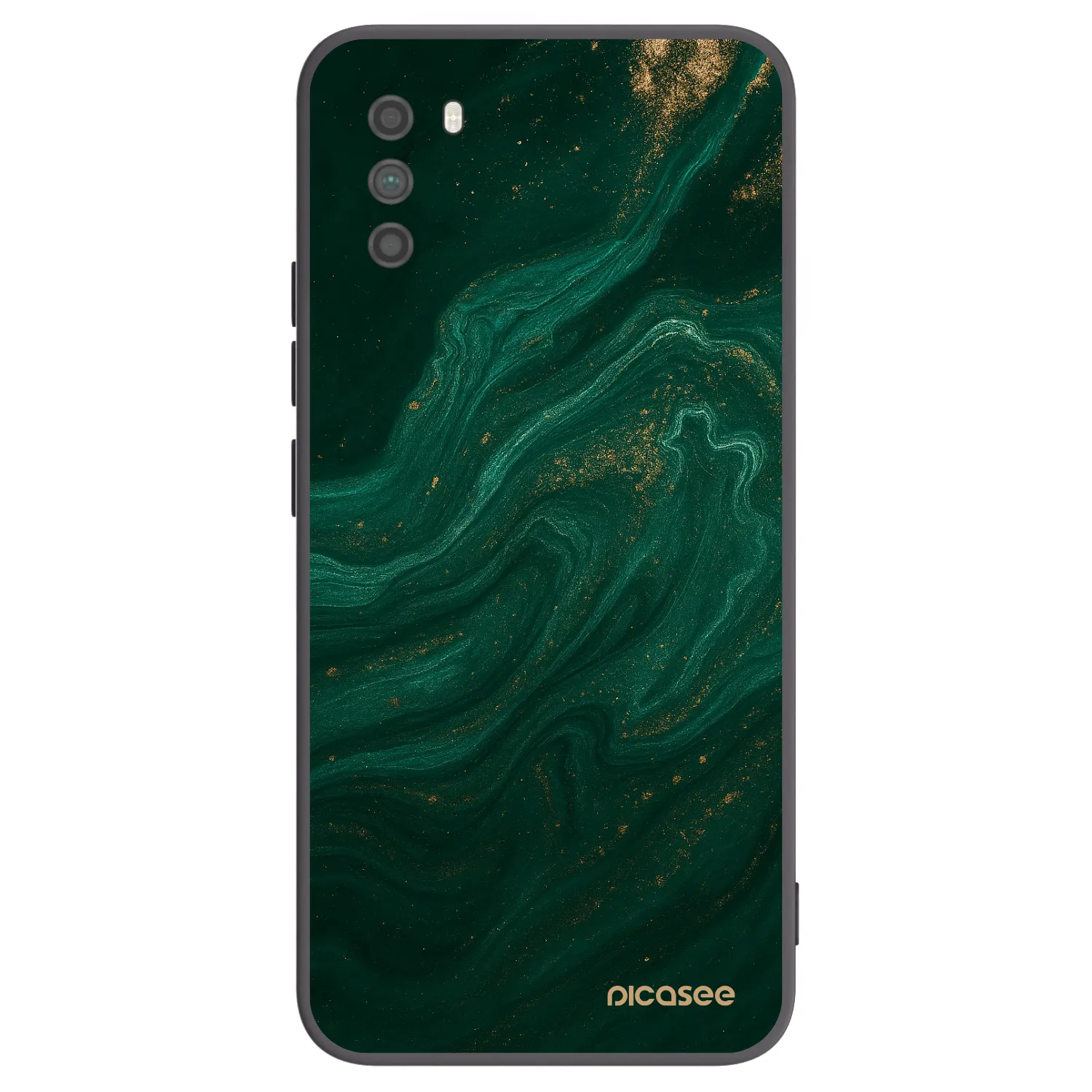 Picasee husă neagră din silicon pentru Xiaomi Poco M3 - Green