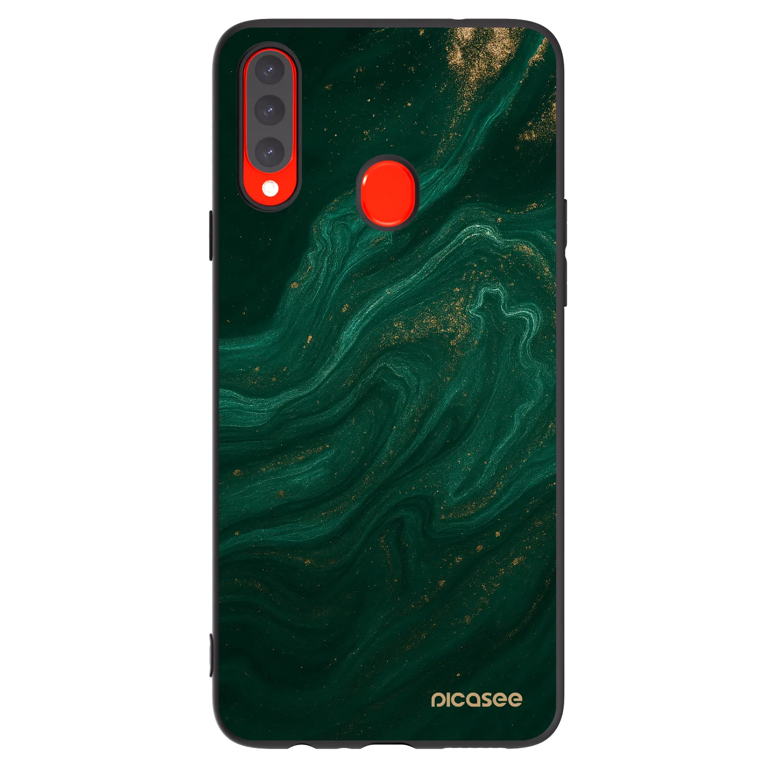 Picasee husă neagră din silicon pentru Samsung Galaxy A20s - Green