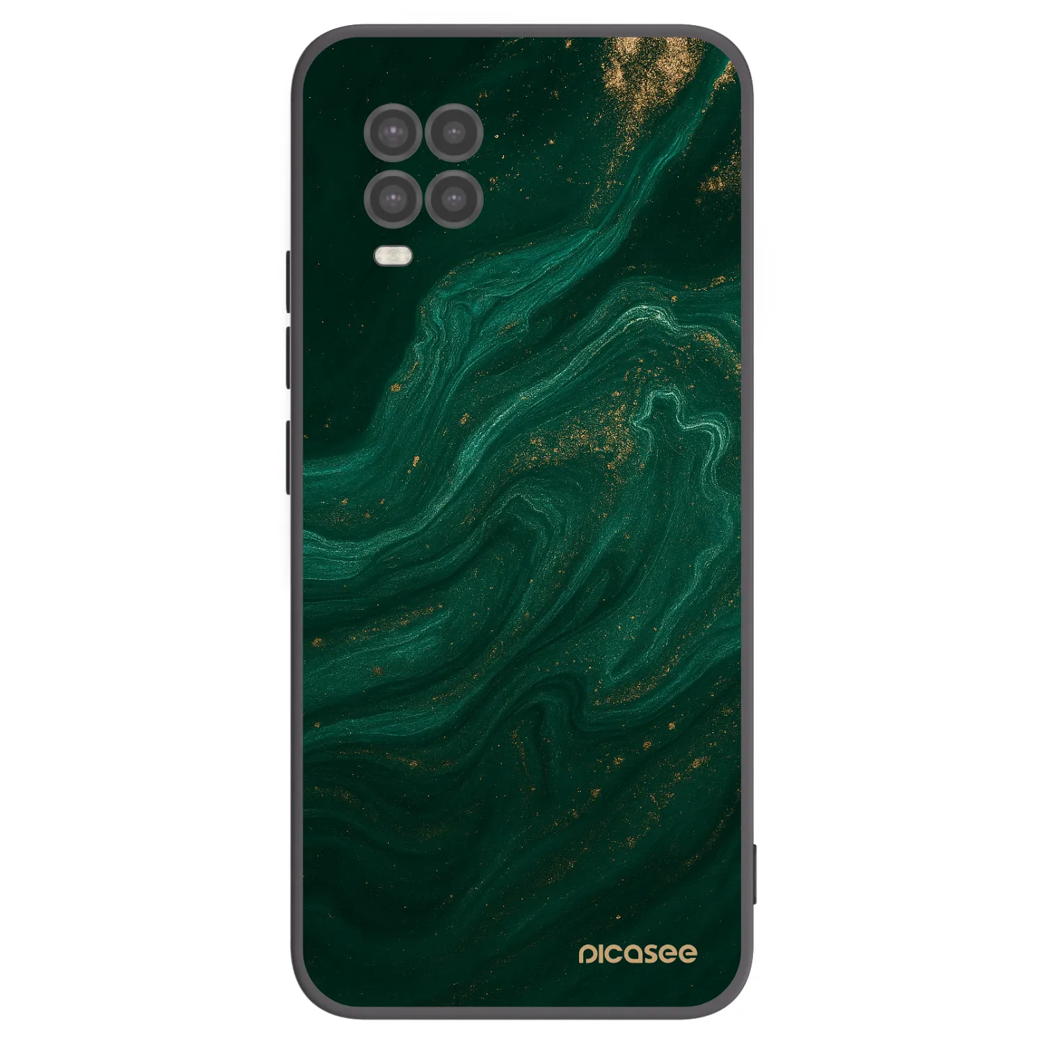 Picasee husă neagră din silicon pentru Xiaomi Mi 10 Lite - Green
