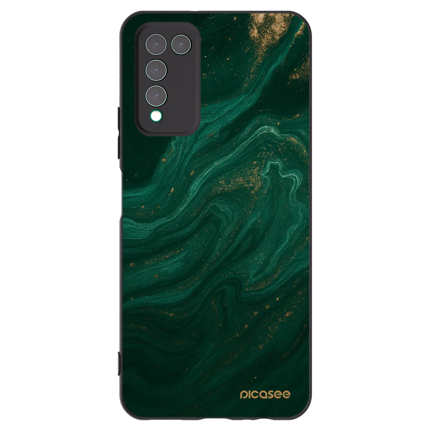 Picasee husă neagră din silicon pentru Honor 10X Lite - Green