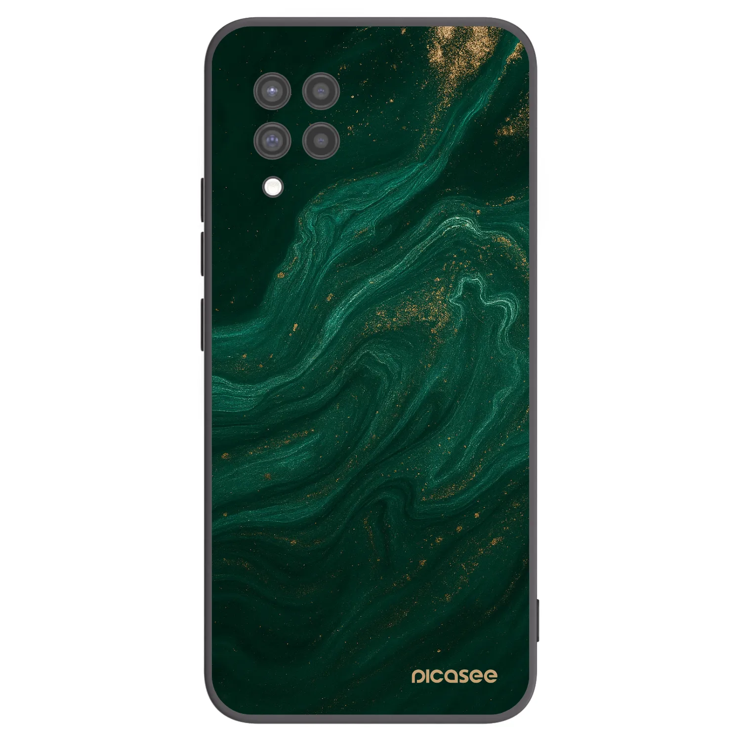 Picasee husă neagră din silicon pentru Samsung Galaxy A42 A426B - Green