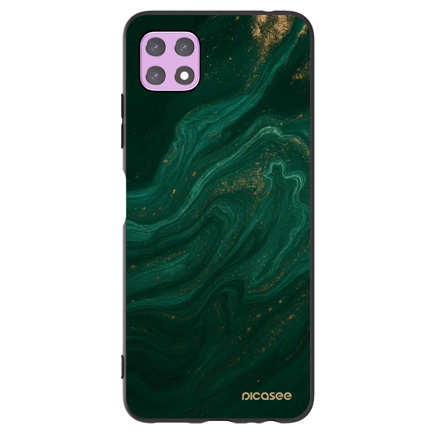 Picasee husă neagră din silicon pentru Samsung Galaxy A22 A226B 5G - Green