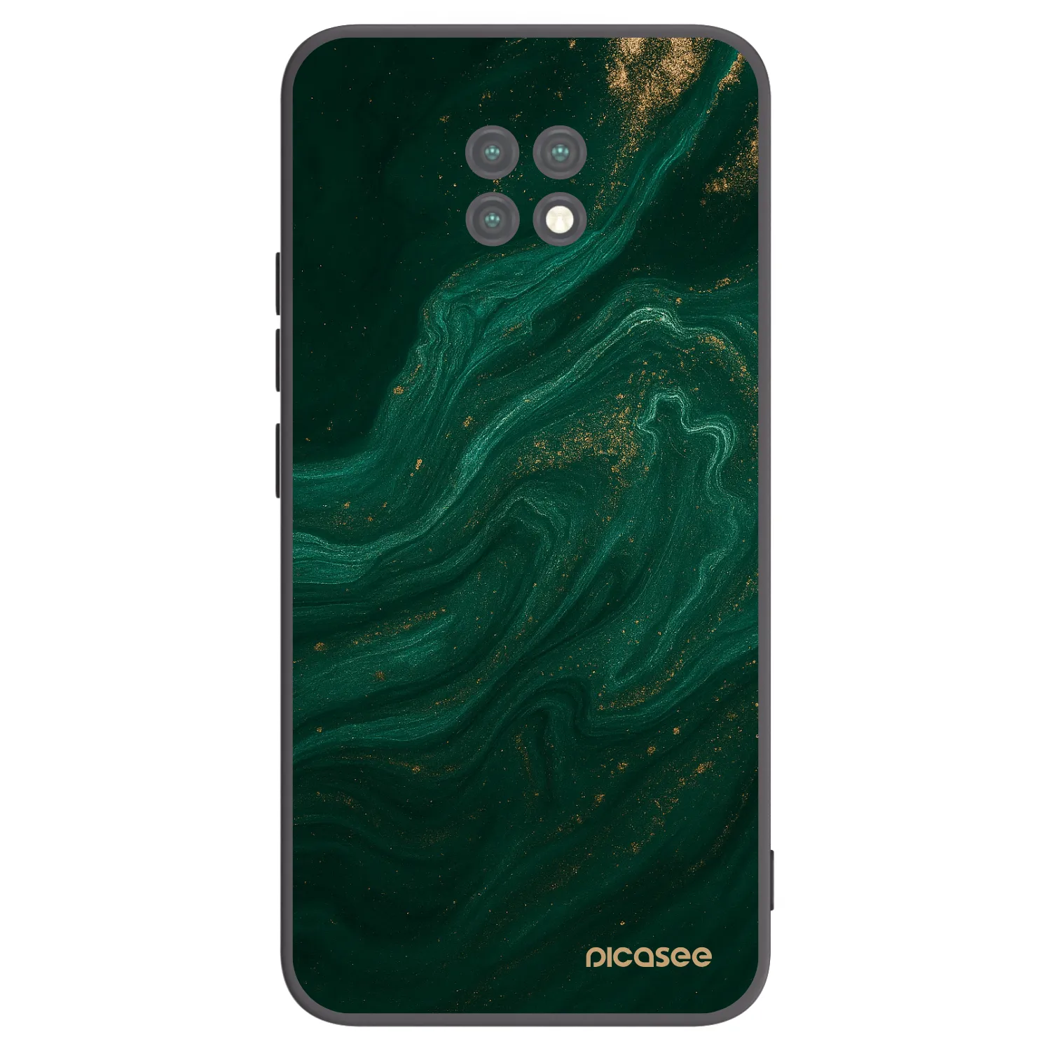 Picasee husă neagră din silicon pentru Xiaomi Redmi Note 9T - Green