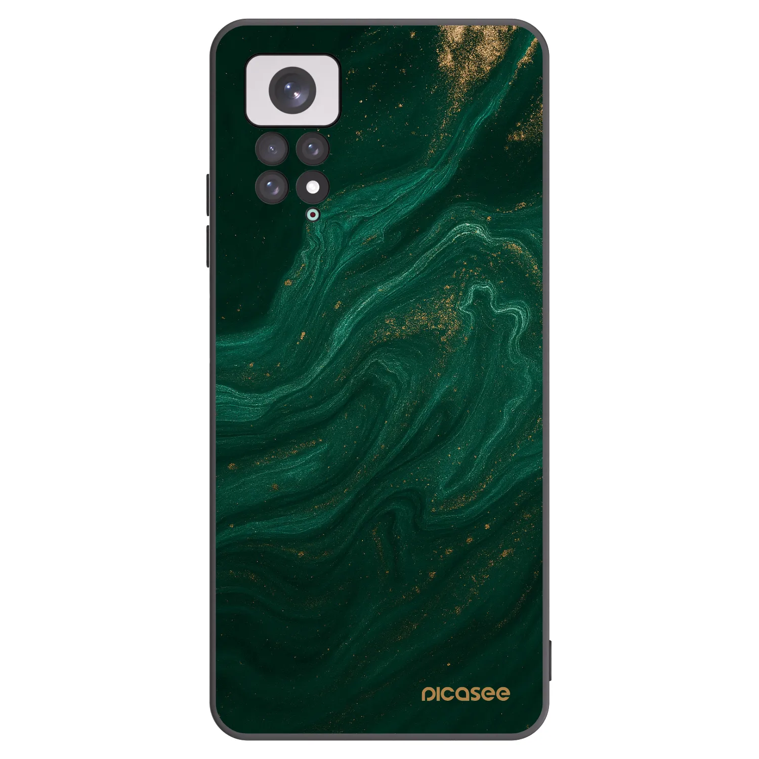 Picasee husă neagră din silicon pentru Xiaomi Redmi Note 11 - Green