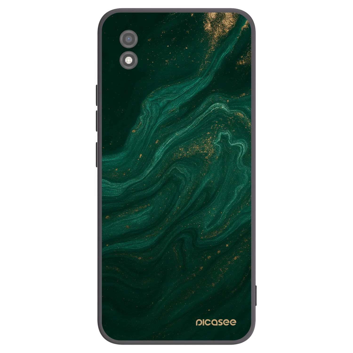 Picasee husă neagră din silicon pentru Realme C11 (2021) - Green