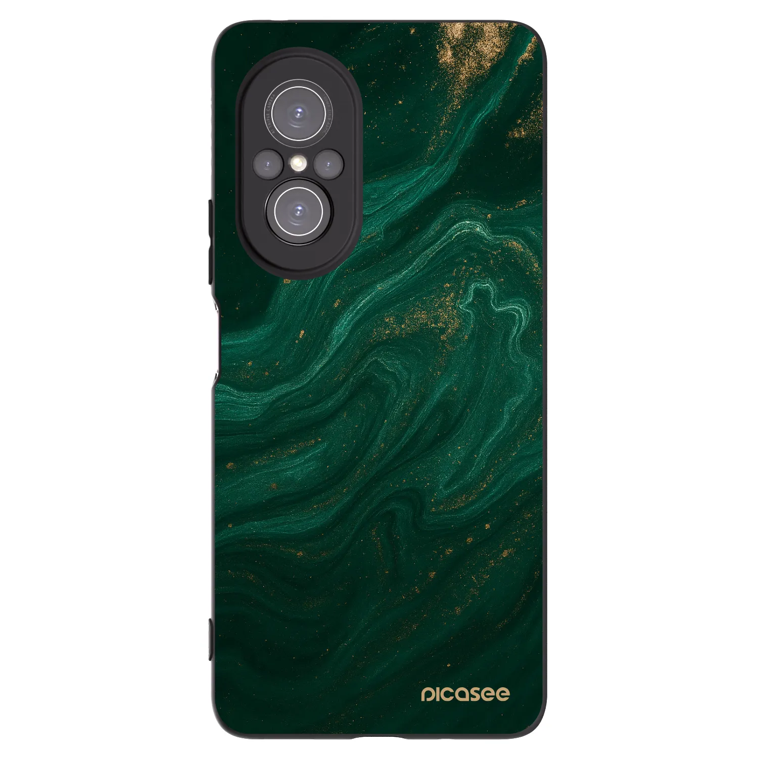 Picasee husă neagră din silicon pentru Huawei Nova 9 SE - Green