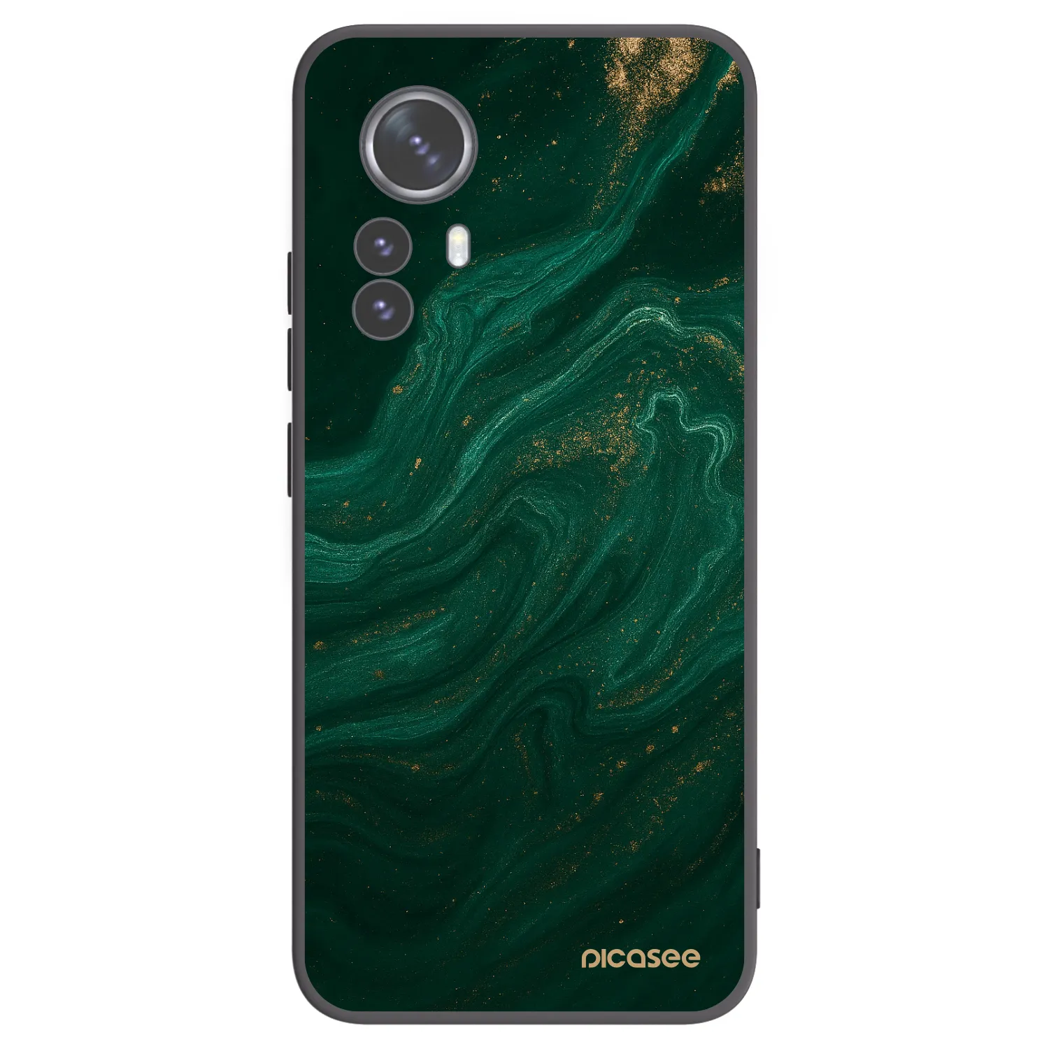 Picasee husă neagră din silicon pentru Xiaomi 12 Pro - Green