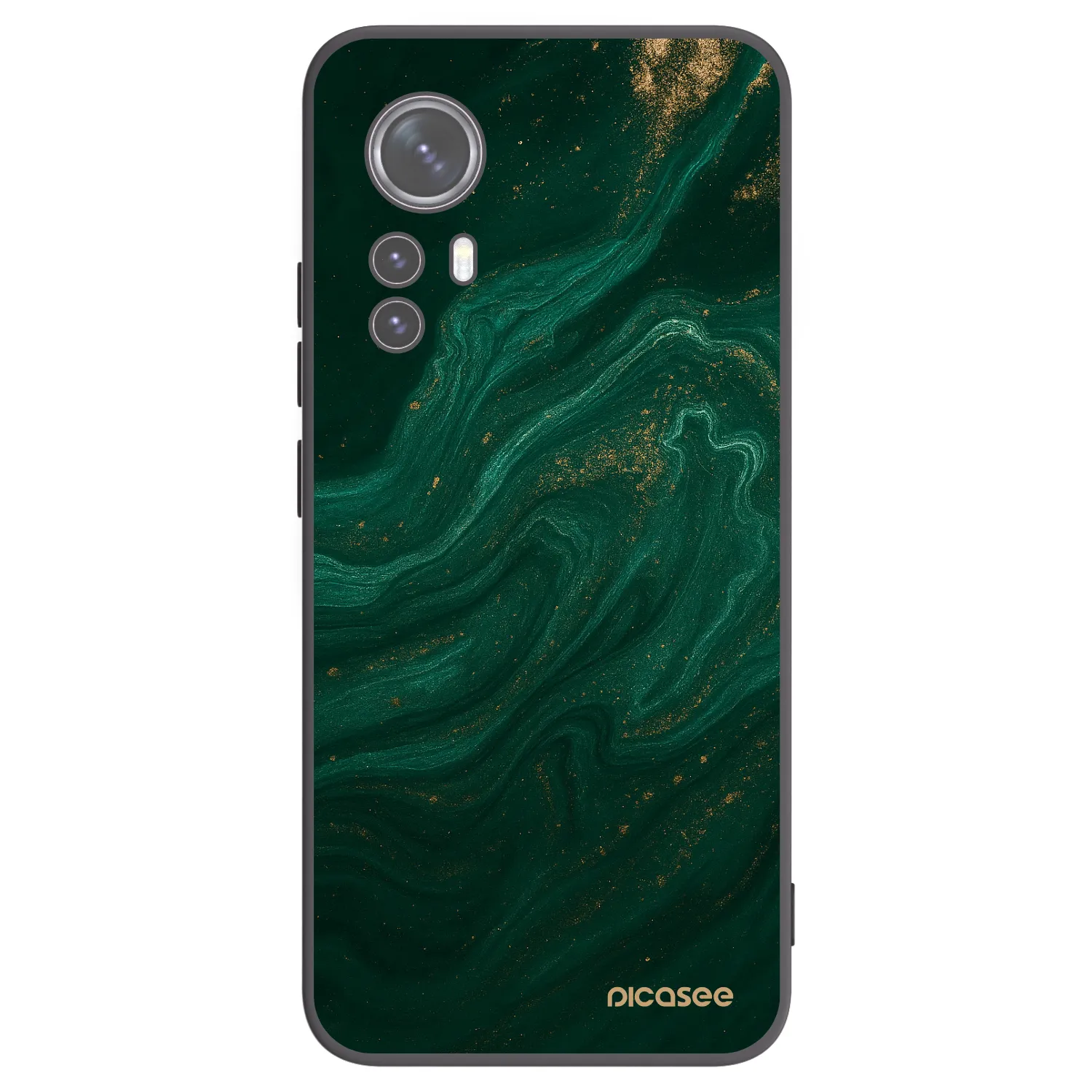 Picasee husă neagră din silicon pentru Xiaomi 12X - Green