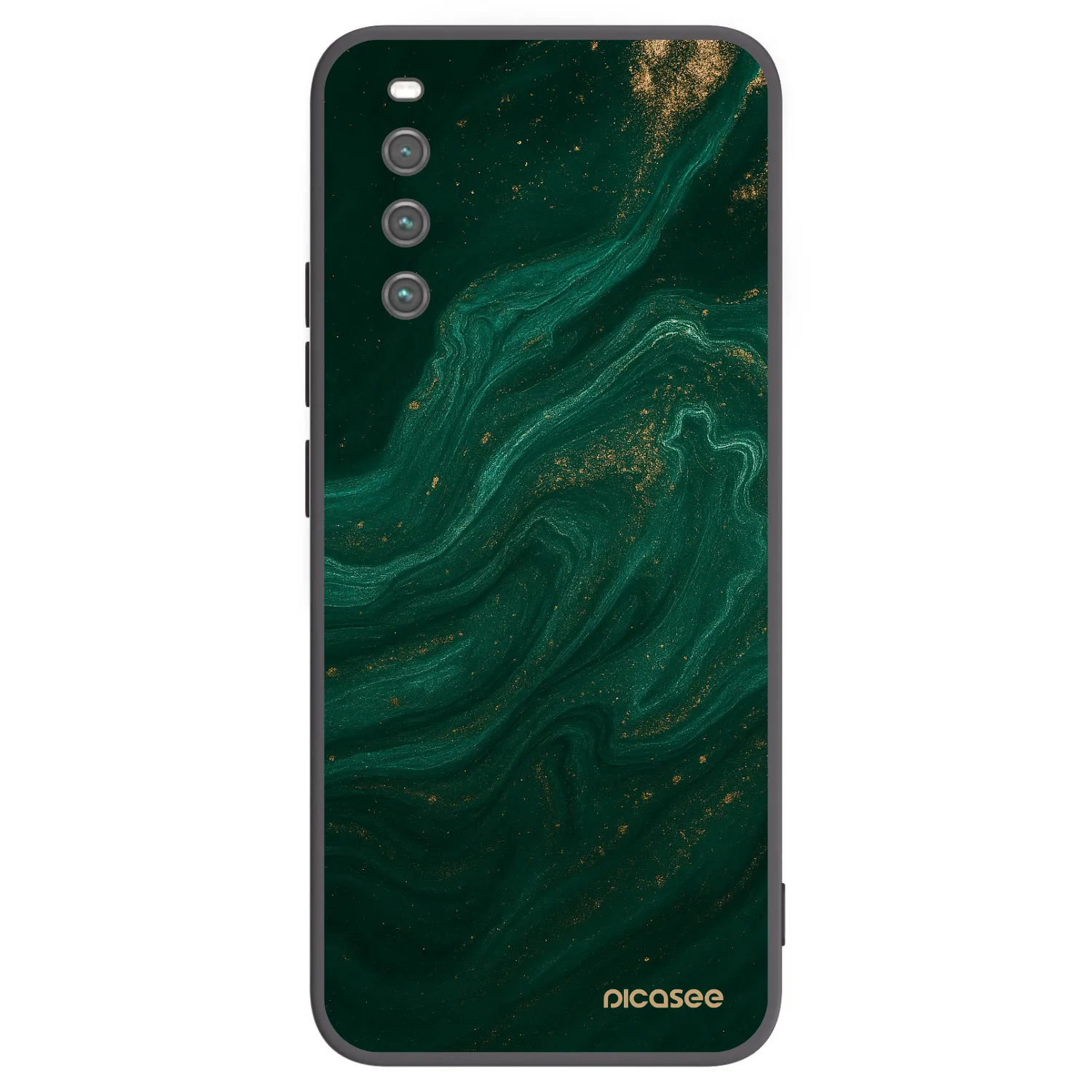 Picasee husă neagră din silicon pentru Sony Xperia 10 IV 5G - Green